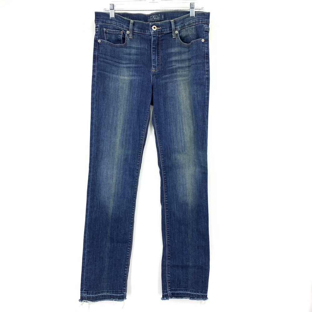 Lucky Brand The Brooke Straight Leg Jeans Womens Size 10/30 Dark Wash Denim